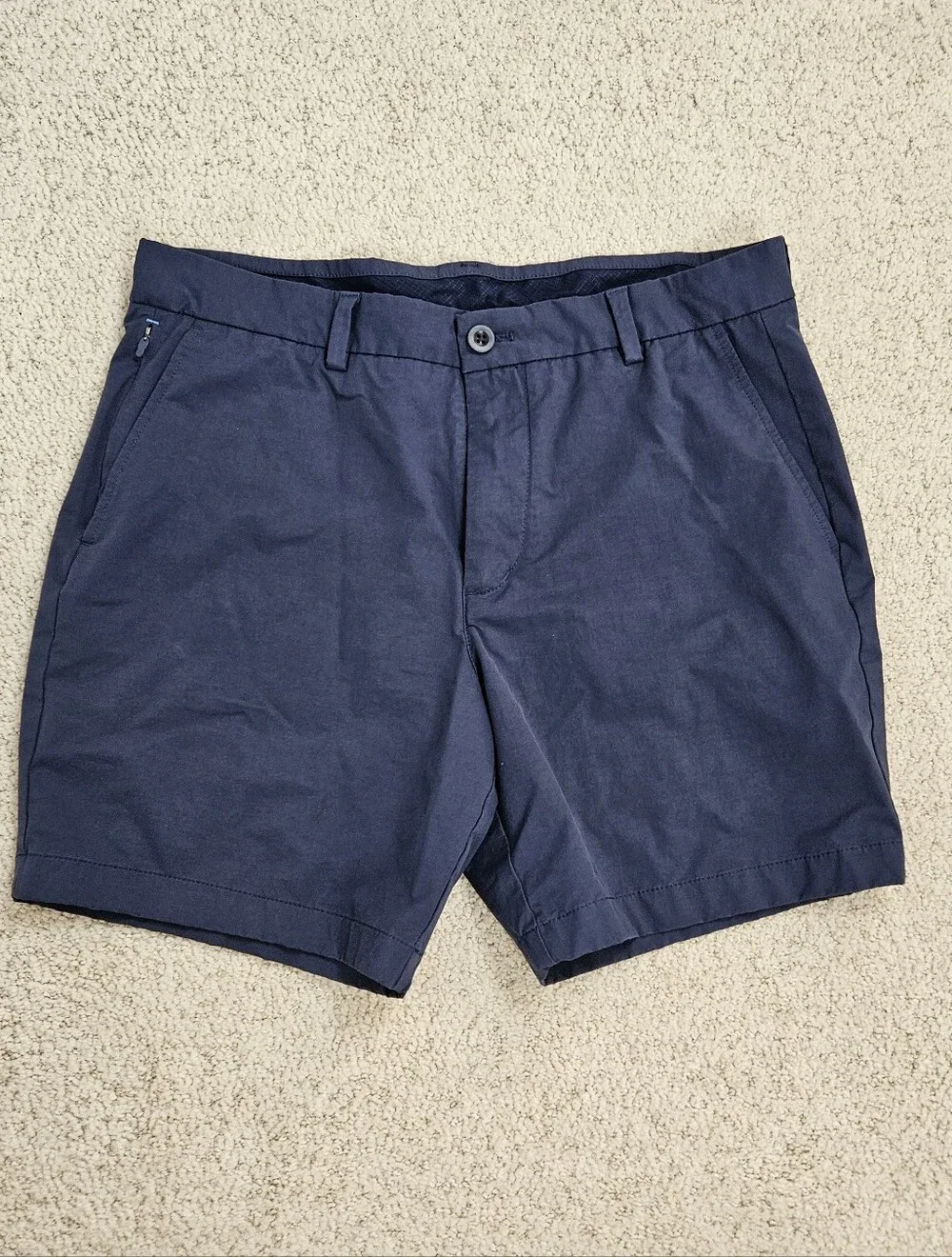 Vineyard Vines Chino Shorts Mens 32 Blue OTG On-The-Go Stretch Casual Preppy